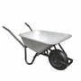 100L Galvanised Steel Pan Wheelbarrow