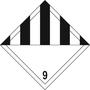 General Hazard 9 Diamond Labels