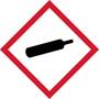 GHS Compressed Gas Pictogram Diamond Label