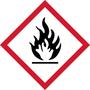 GHS Flammable Pictogram Diamond Label