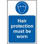 Hair Protection Must Be Worn Sign