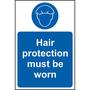 Hair Protection Must Be Worn Sign