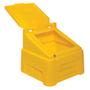 Heavvy-duty yellow 200kg capacity grit bin