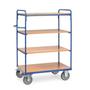 600kg Heavy-Duty Industrial 4-Shelf Trolleys