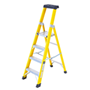 Heavy-Duty Fibreglass Platform Step Ladders