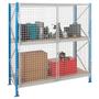 Heavy Duty Security Cage Shelving with Chipboard Decks