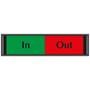 In / Out Sliding Sign for Doors
