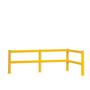 Yellow steel lift-out rail barriers