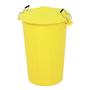 Yellow light duty dustbin