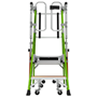 Little Giant 2-tread fibreglass ladder with safety cage
