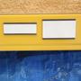 Magnetic Brown Label Holders for shelving & racking