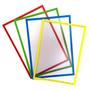 Magnetic document shields with coloured edges