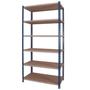 J Rivet medium-duty shelving with 6 chipboard shelves