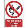 No Smoking - No Naked Light Sign