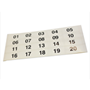 Number stickers for Sealey SKC key cabinets