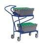 Order Picking Trolley with 2 Shelf Levels