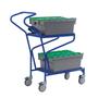 Order Picking Trolley with 2 Shelf Levels