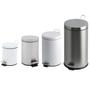 Steel pedal bins in a range of sizes and finishes