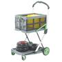 Plastic & Aluminium Folding Clax Trolley with Box & Tray