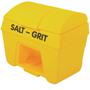 Heavy-Duty Yellow Grit Bin with Hopper Feed