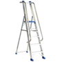 Heavy-Duty Platform Steps with Handrails