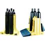 Polyethylene freestanding cylinder racks