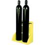 Tough polyethylene gas cylinder wall stand