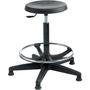 Polyurethane operator stool with foot ring