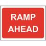Ramp Ahead Road Sign