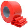 Red opaque PVC marker roll