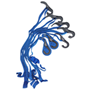 Blue Nylon Straps for Roll Cages