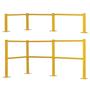 Yellow Round Tube Rail Barriers