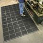 Heavy-duty interlocking anti-fatigue rubber floor mats