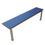 Aqua Stainless Steel Mono Leg Changing Room Benches