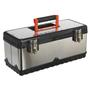 Stainless Steel Toolbox with Tote Tray