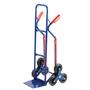 150kg blue steel stair climbing trolley with skids