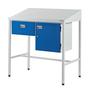 Team Leader Workstations With Single Drawer & Lockable Cupboard