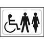Toilets Symbols Braille Sign