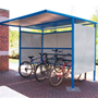Traditional Cycle Shelter, 2450mm Wide