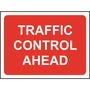 Traffic Control Ahead Roll-up Sign