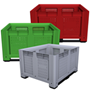 Vented plastic box pallets