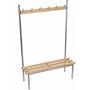 Evolve Changing Room Bench - Square Frame Solo Bench without top shelf