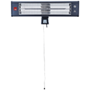Wall-mounted outdoor heater