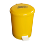 Yellow Pedal Bins - 12 or 20 litre