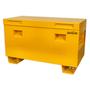 American Pro yellow steel site storage box