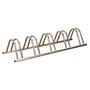 Zinc Plated Floor Bike Racks