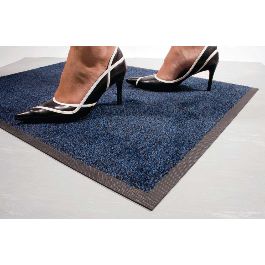 Black / Blue Coba-Wash Entrance Mat