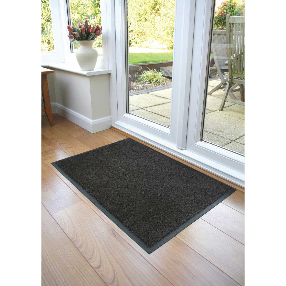 Black / Brown Coba-Wash Entrance Mat