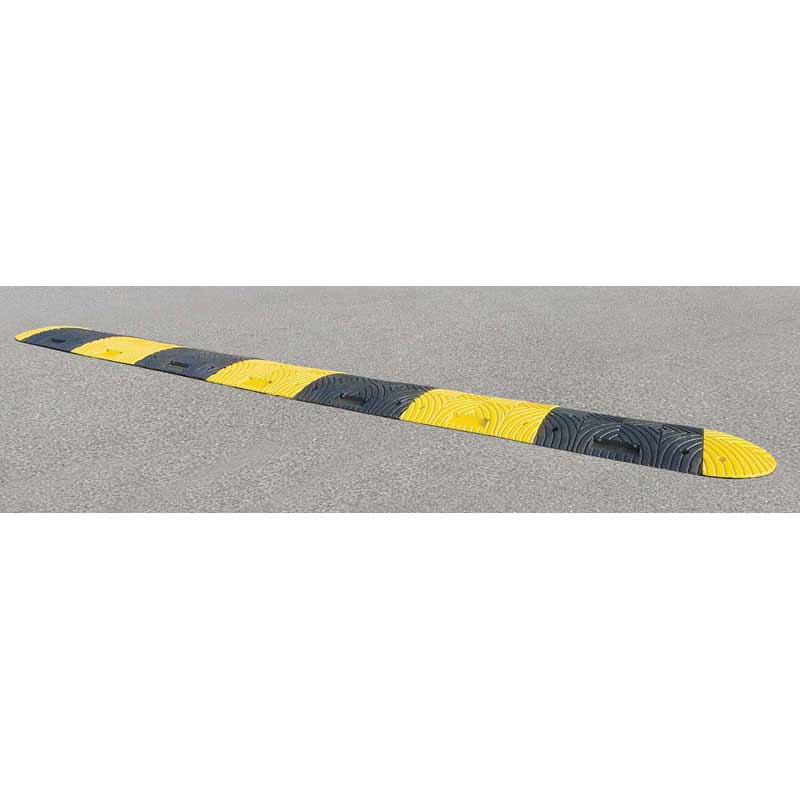 15mph speed ramp - yellow and black sections used to create striped effect