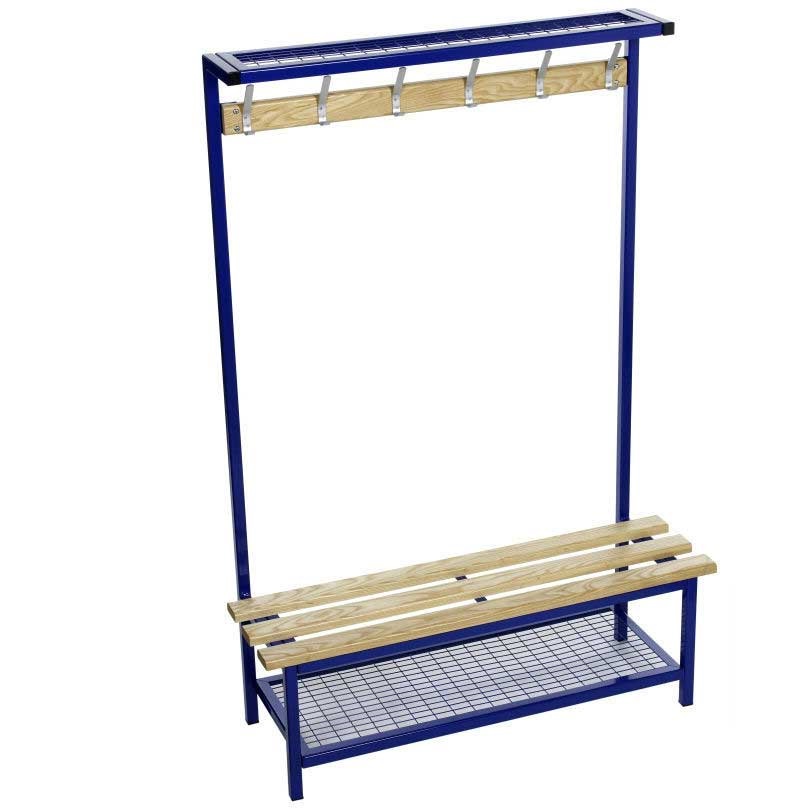 Versa Square Frame Single Sided Bench With Optional Shoe Rack